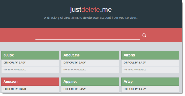 Sparire dal web: è possibile? 2 JustDelete.me_610x319