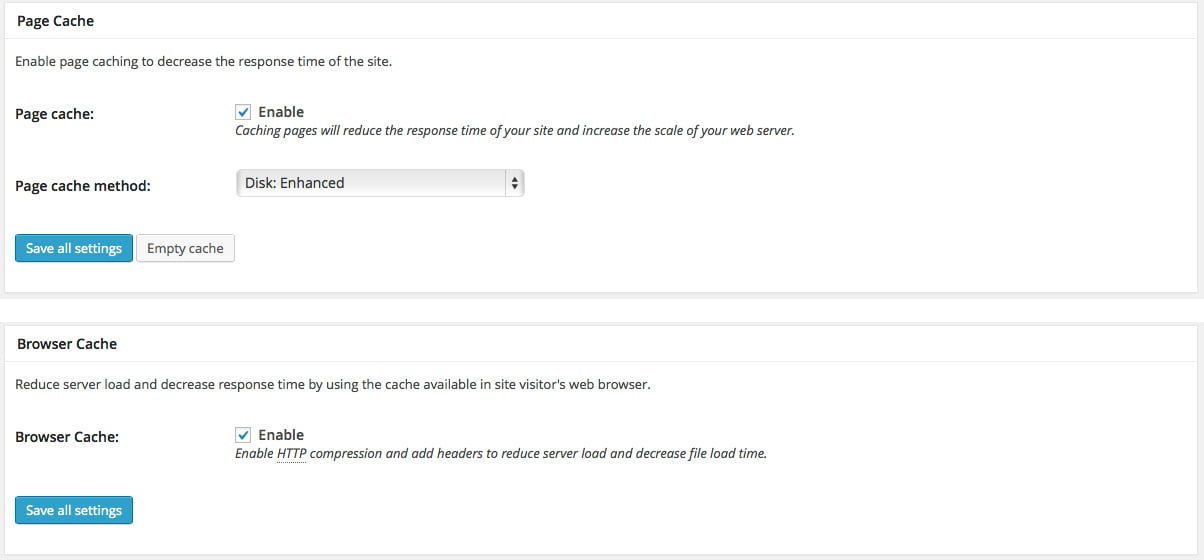 Come velocizzare il blog Wordpress con W3 Total Cache: le migliori impostazioni (Cloudflare tips) 3 General_Settings___W3_Total_Cache_