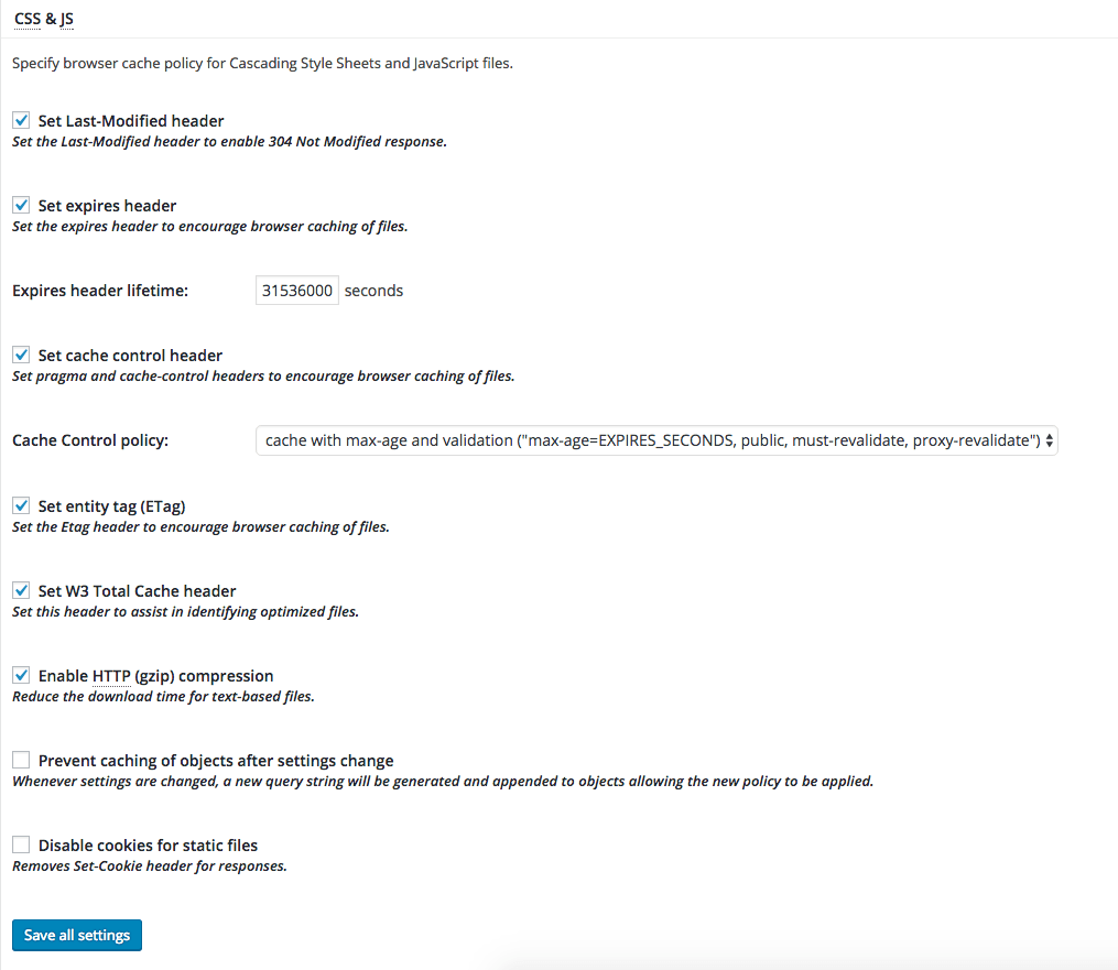 Come velocizzare il blog Wordpress con W3 Total Cache: le migliori impostazioni (Cloudflare tips) 6 Schermata 2016-07-13 alle 19.14.10