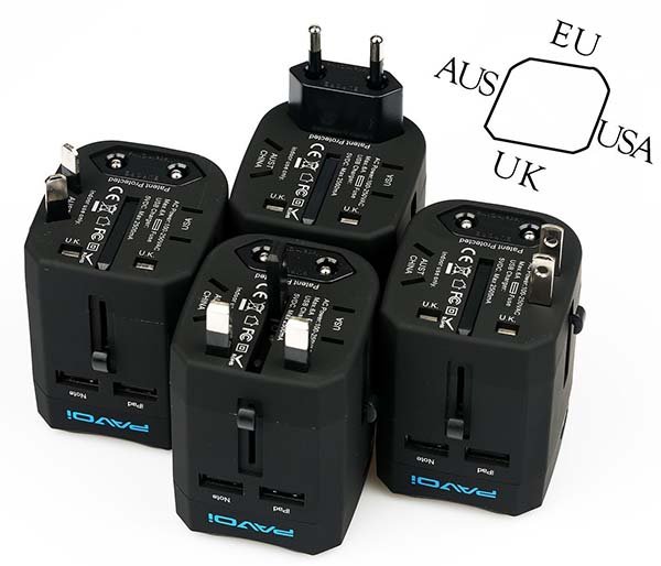 I migliori gadget da portare in viaggio 2 Adattatore da viaggio 4 in 1; in una parola: essenziale!