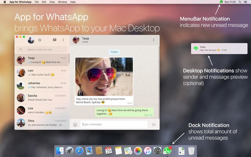 Come usare WhatsApp sul Mac senza passare per il browser 2 AppforwhatsApp