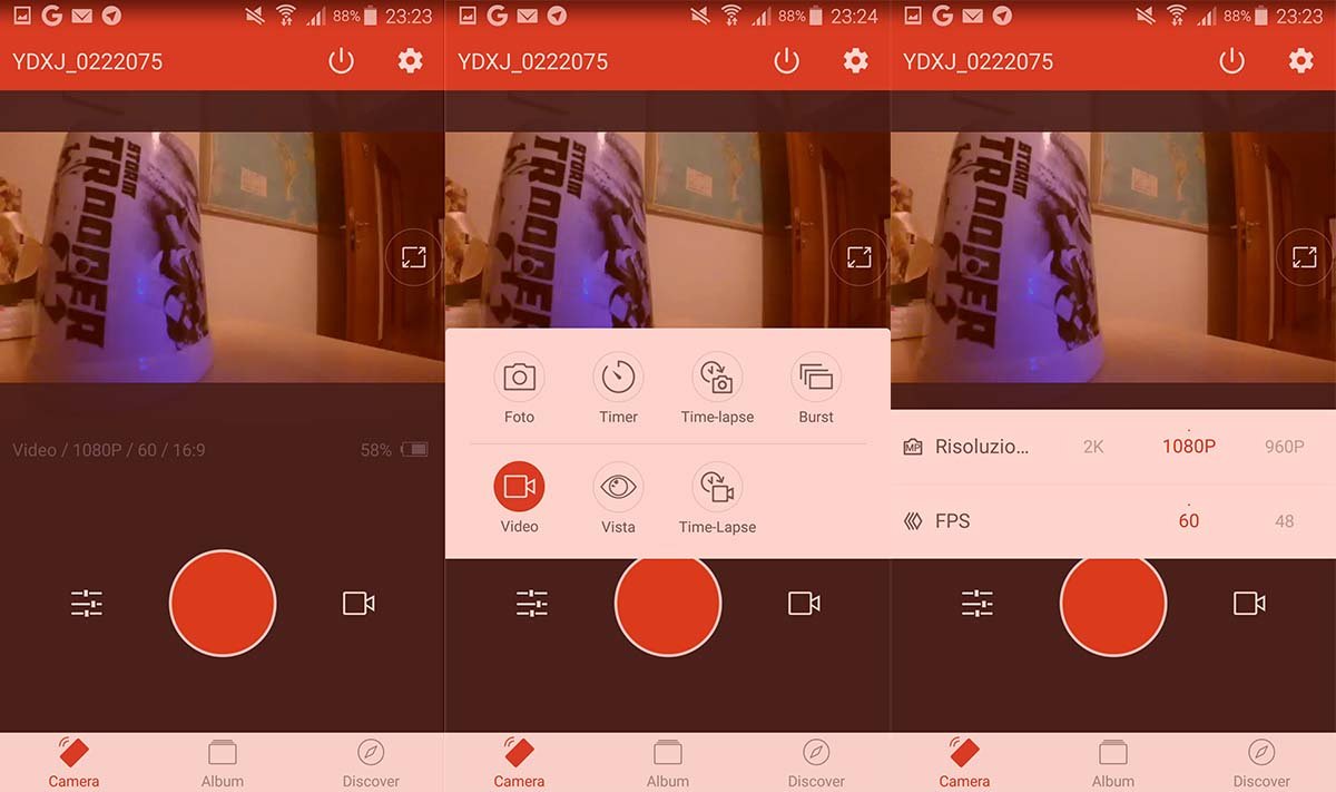 Xiaomi Yi Camera: una piccola grande action cam | Recensione 9 yicamapp