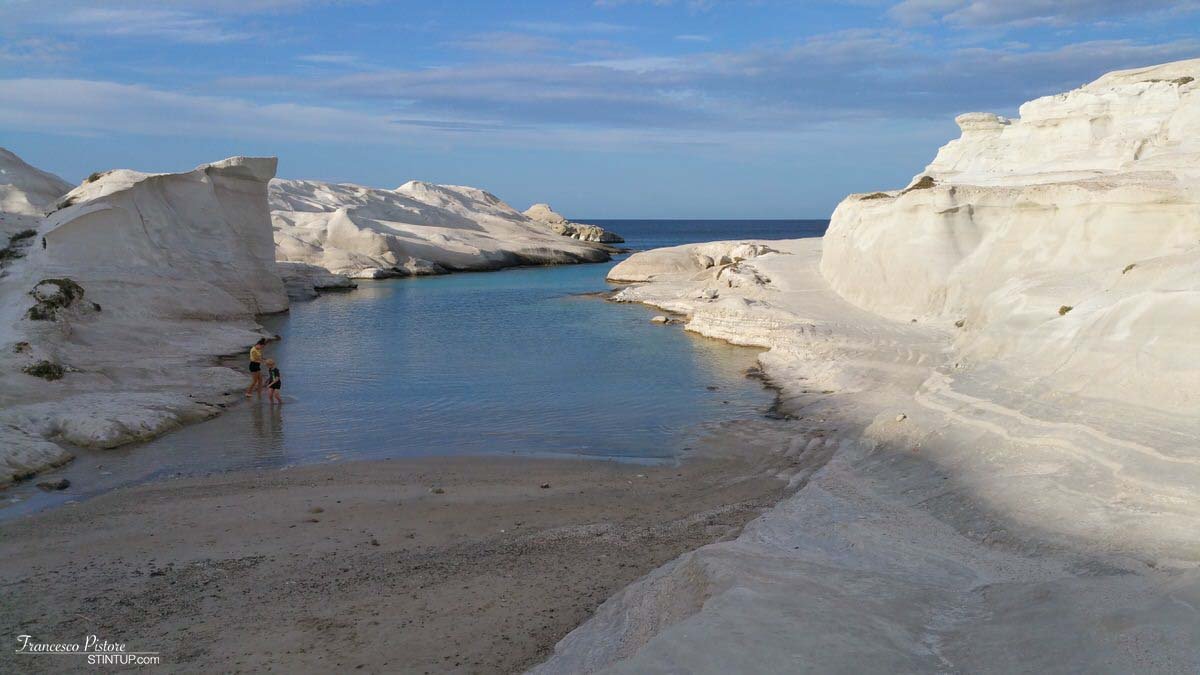 Sarakiniko al tramonto