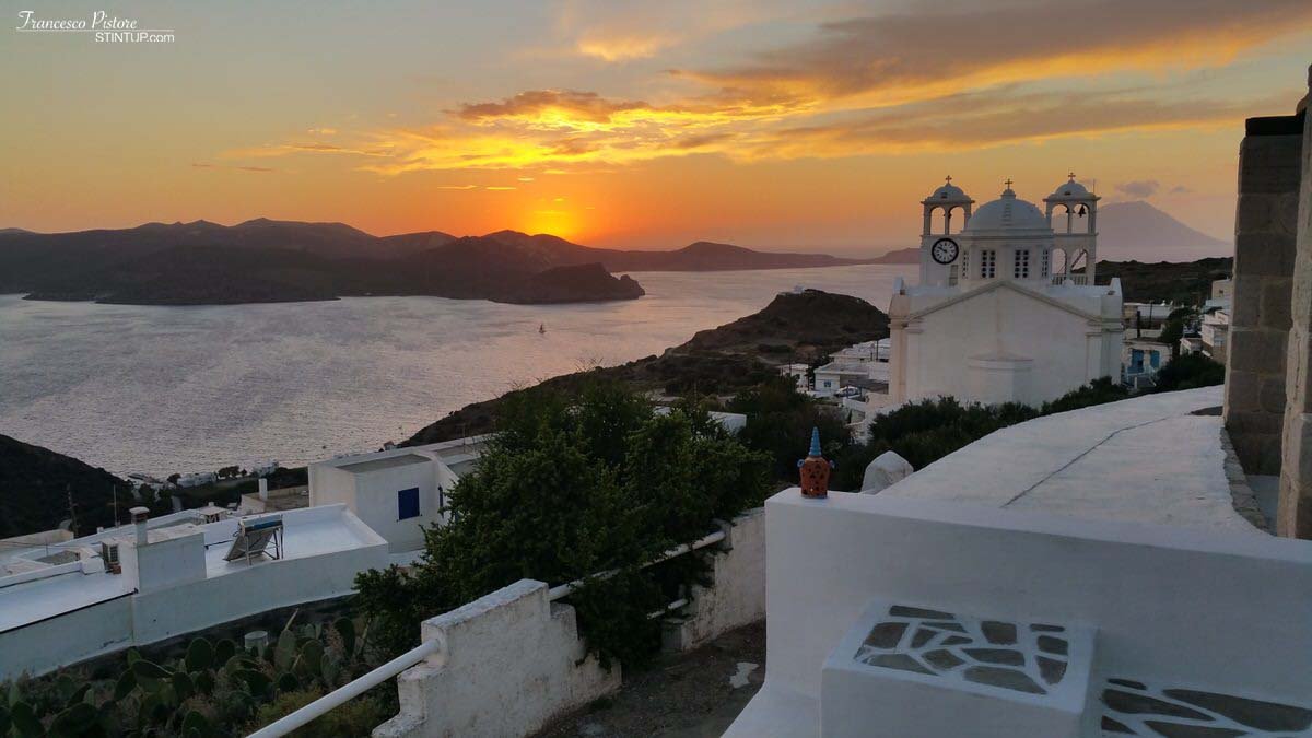 Tramonto dalle camere dei Chaido Studios