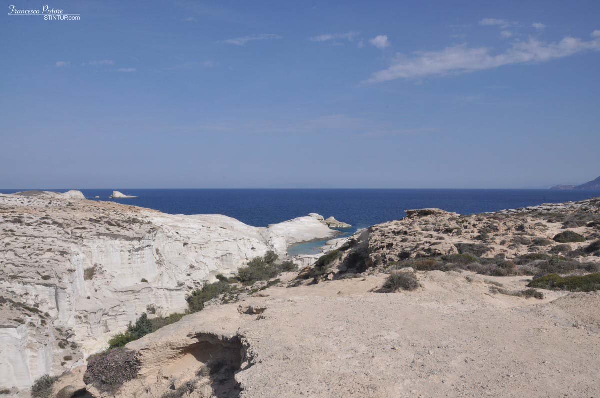 Sarakiniko vista dall'alto
