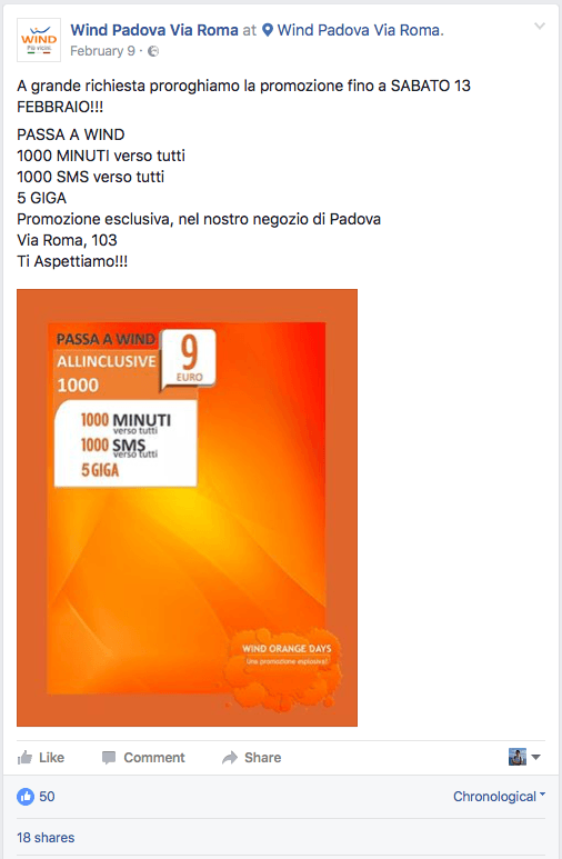 Occhio alle offerte Wind "All Inclusive" con 5GB! 2 La promo in questione