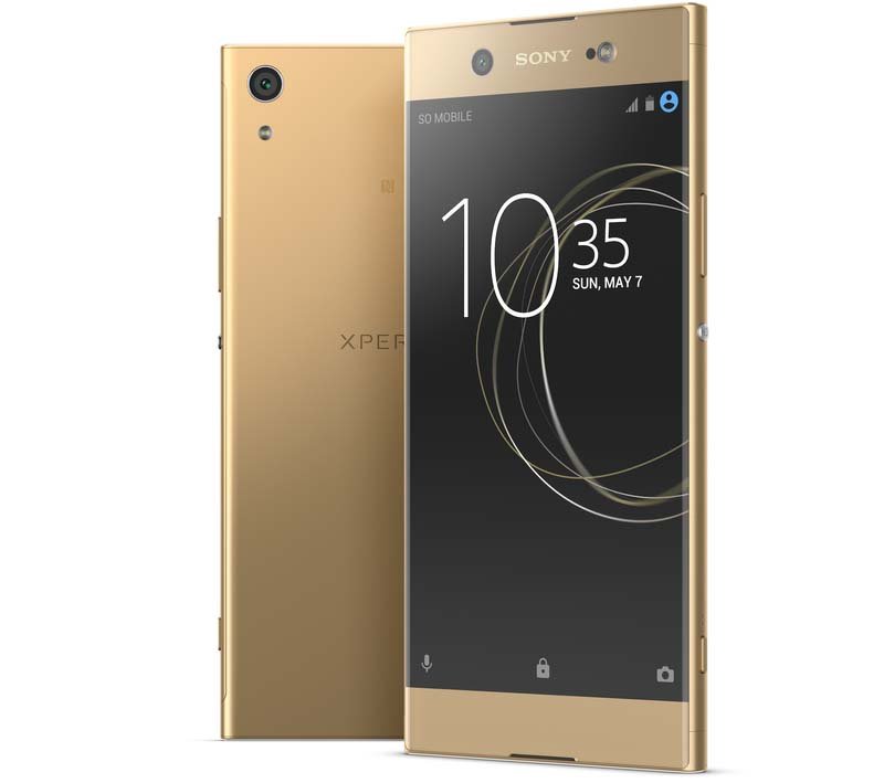 06 Xperia XA1 Ultra gold dual view copy