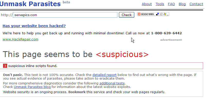 Come testare la sicurezza del proprio blog/sito web
