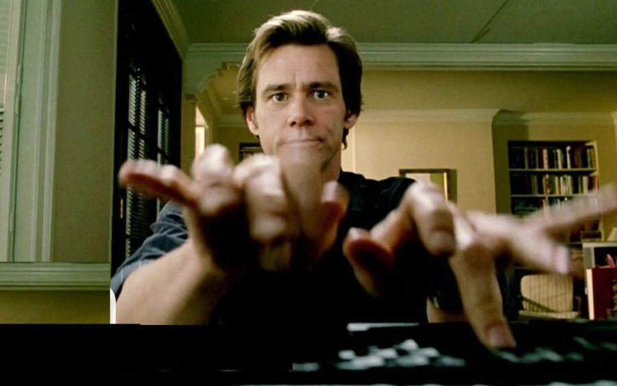 Crowdfire: come conoscere chi non vi segue più su Twitter e Instagram 3 jim carrey typing