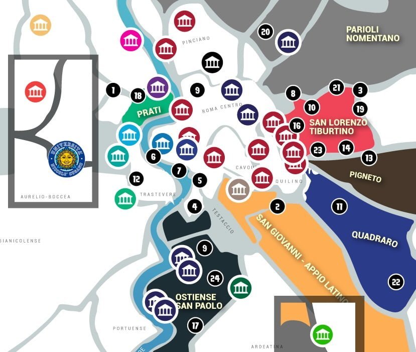 S.P.Q.R.: Studenti per Quartieri a Roma | Infografica by Unicusano 1 mappa studenti roma