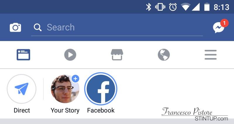 Le Facebook Stories non le utilizza nessuno, come su Messenger e WhatsApp d'altronde 2 stories regular