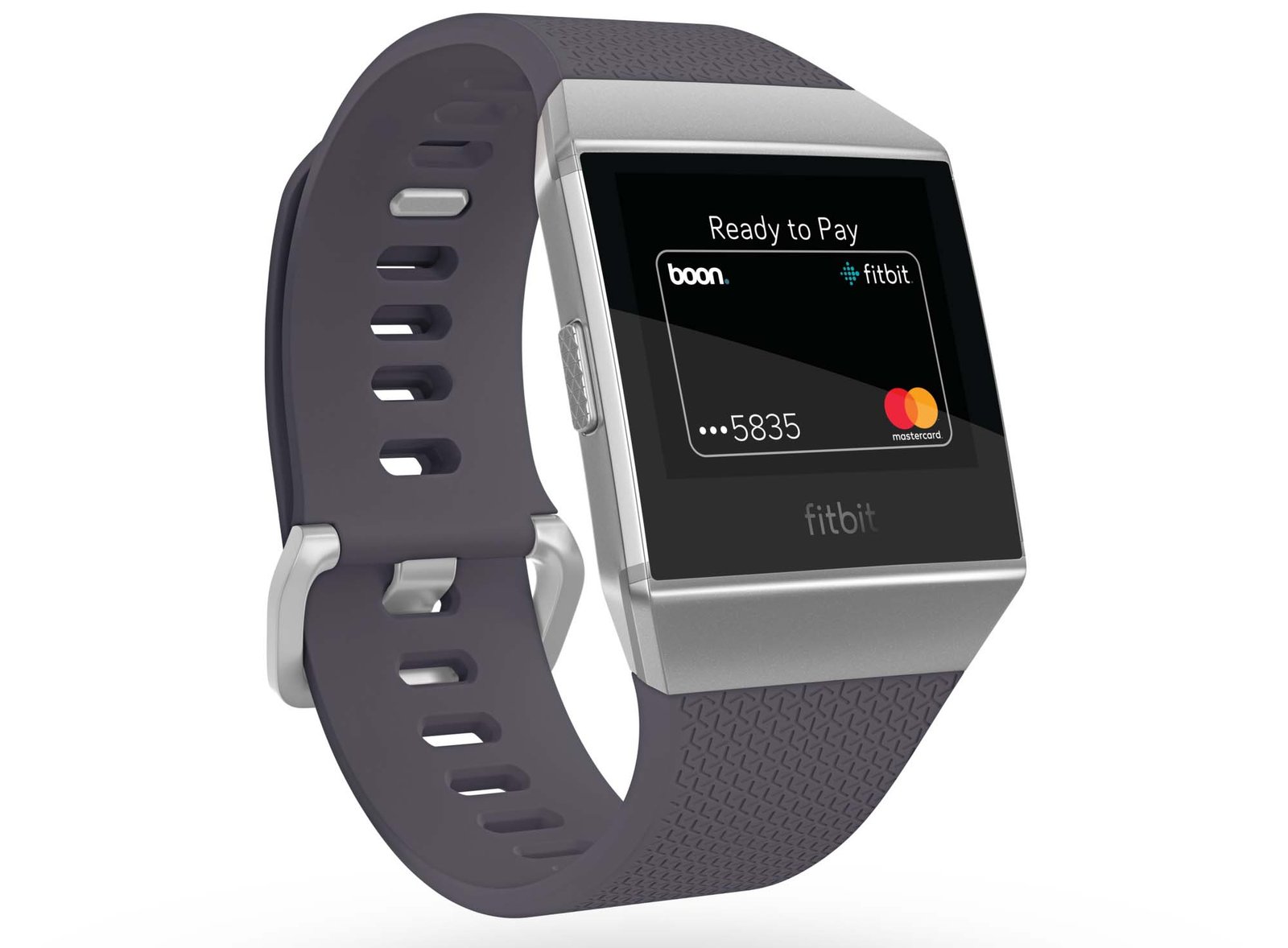 Fitbit presenta lo smartwatch Ionic, la bilancia Aria 2 e le cuffie fitness Flyer 3 Ionic 3QTR Blue Gray Pay Mastercard Shadow 1