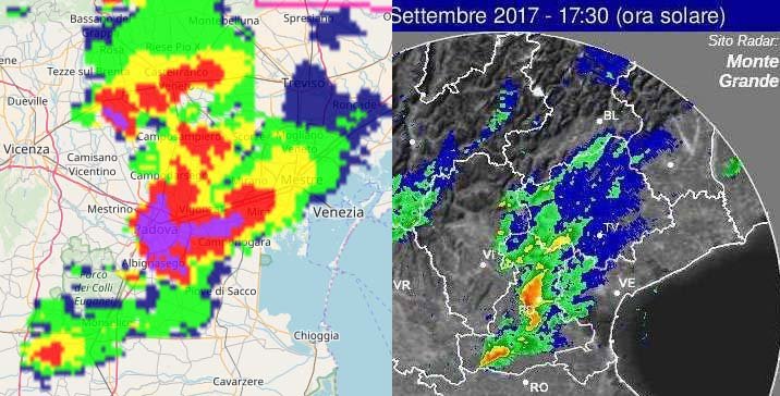 Qual è il miglior sito meteo in Italia? Il confronto aggiornato! 60 radar1sett