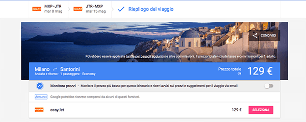 Il nuovo Google Voli è disponibile online ed è una figata 7 google voli6