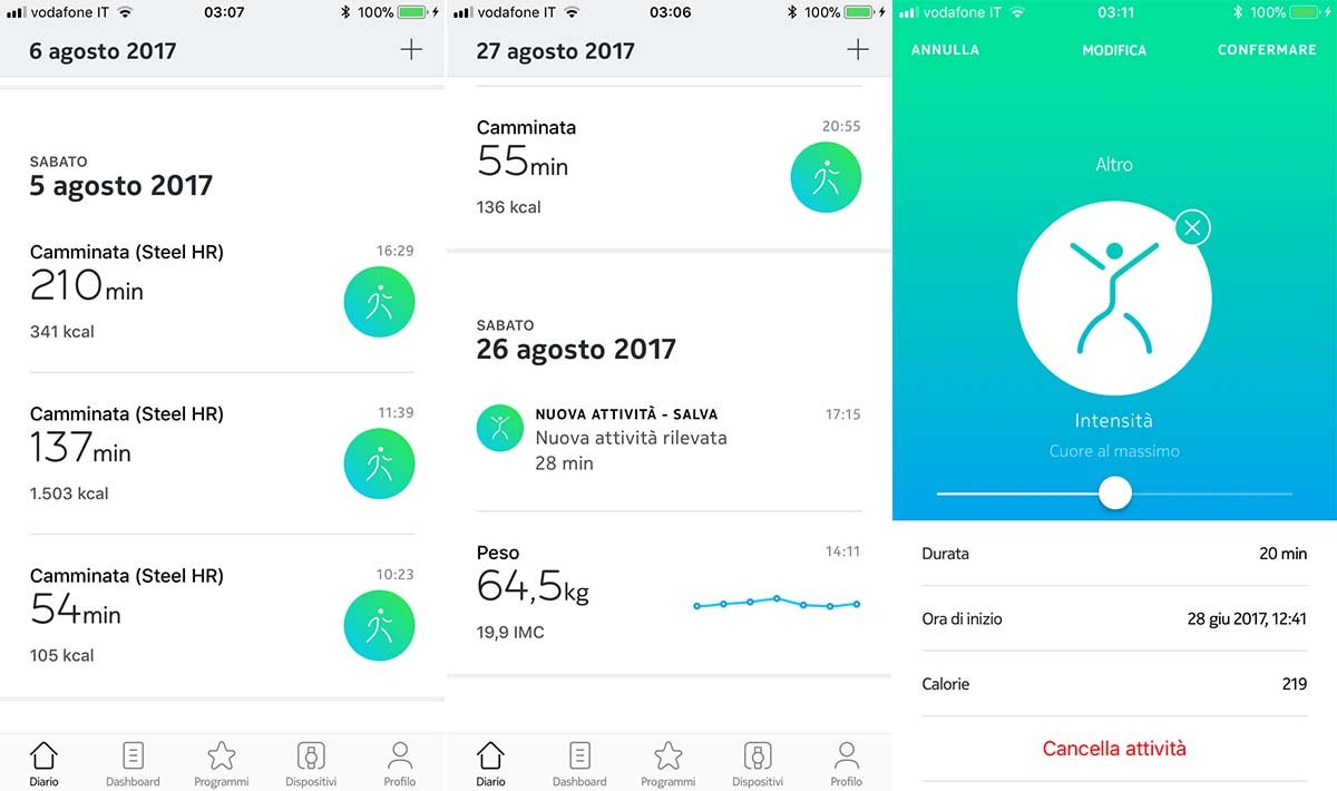 Withings Steel HR: smartwatch con classe 27 health mate other