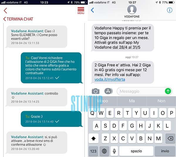 Come avere 2 GIGA gratis con Vodafone per 12 mesi 2 Come avere 2 GIGA gratis