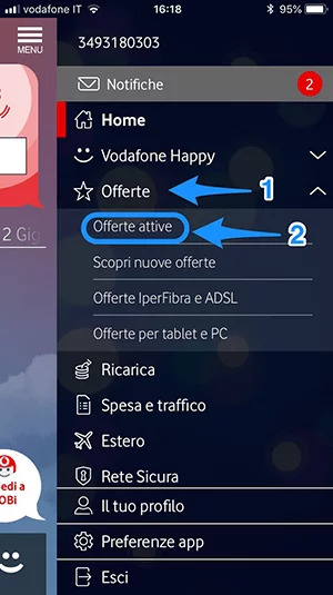 Come disattivare Vodafone Rete Sicura