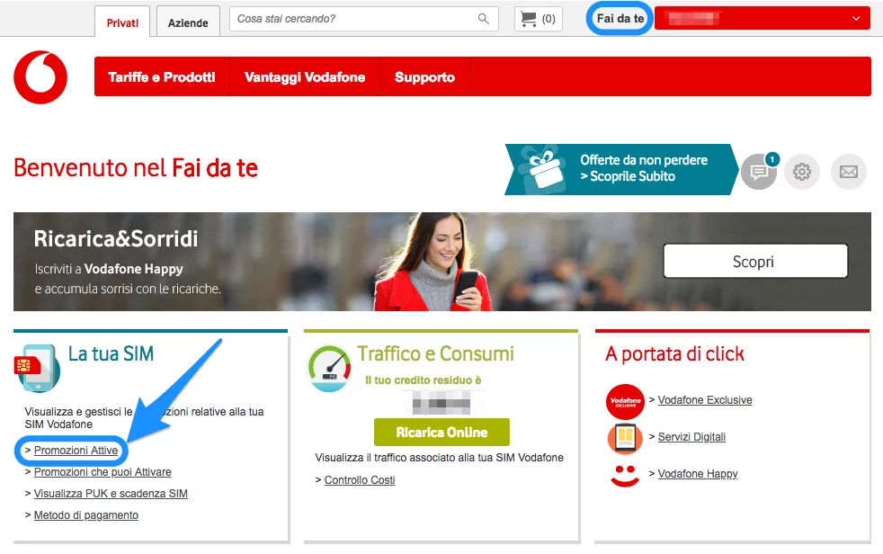 Come disattivare Vodafone Rete Sicura