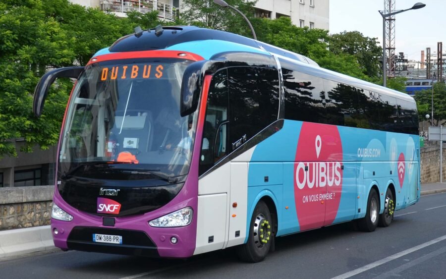 BlaBlaCar sfida FlixBus con l'acquisizione di Ouibus 2 Ouibus Irizar i6 Paris Bercy cropped