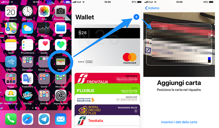Come pagare con iPhone e Apple Watch: Apple Pay e Apple Wallet 2 Come pagare con iPhone