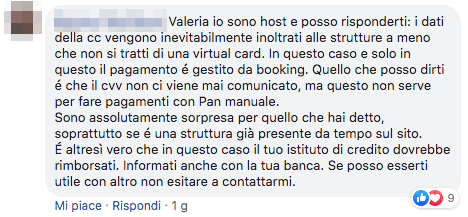 truffe su Booking