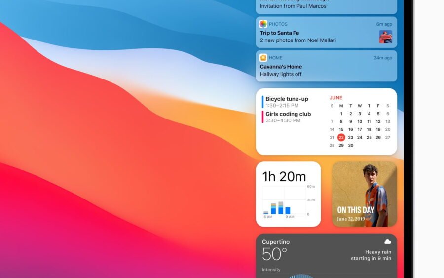 Come installare macOS Big Sur 11.0 in un normale PC | Hackintosh 11 apple macos bigsur notificationcenter 06222020 1