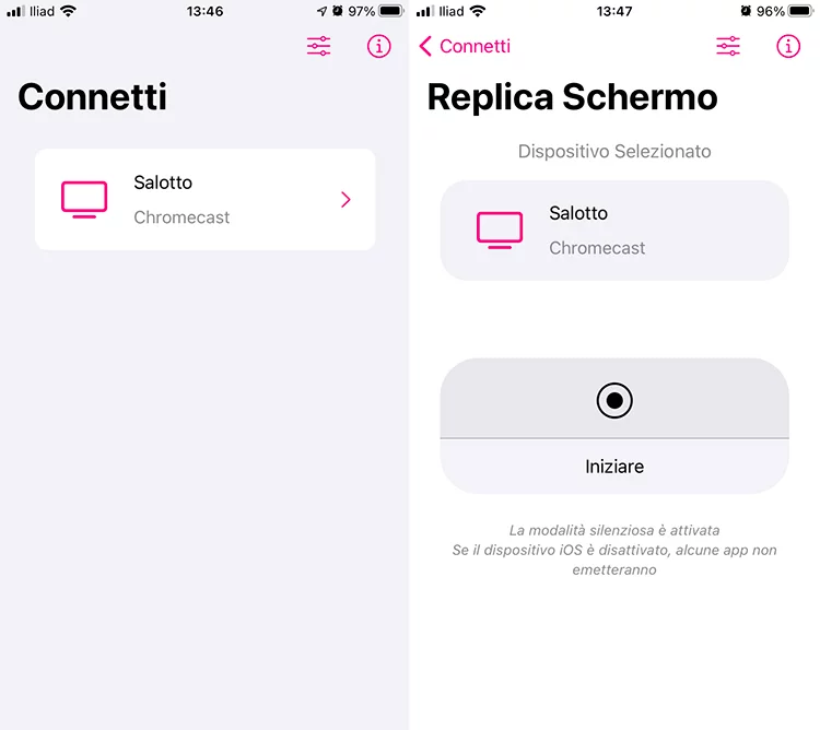 Come utilizzare Chromecast con iPhone