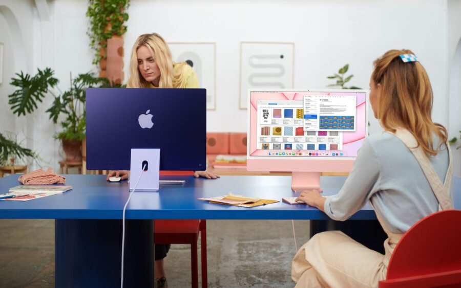 Nuovo iPad Pro M1, nuovo iMac M1 e arrivano gli AirTag per ritrovare gli oggetti smarriti 1 apple new imac spring21 lifestyle02 04202021 risultato