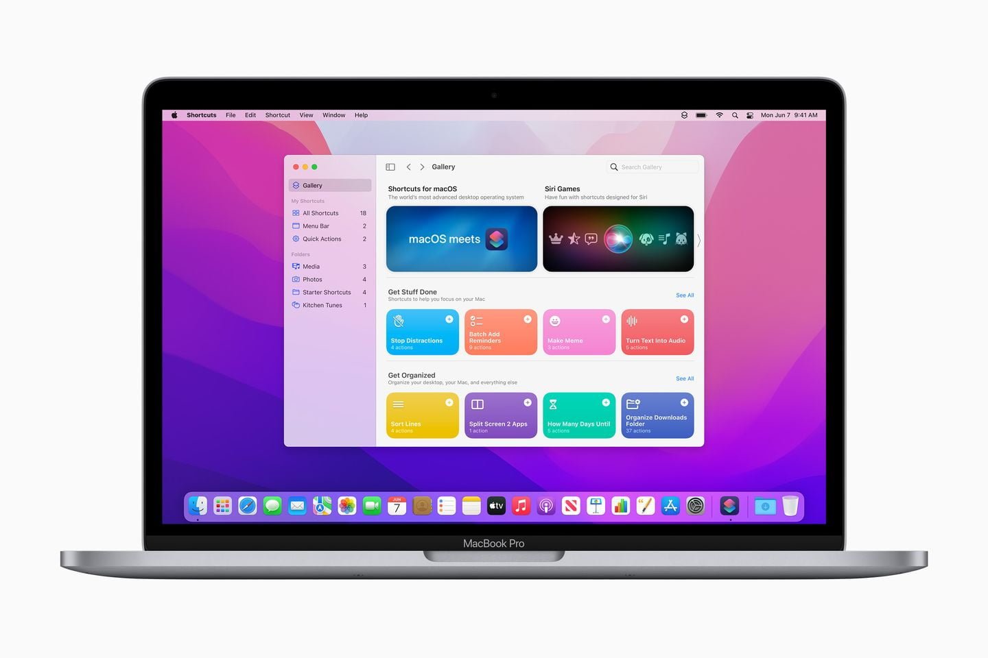 WWDC 2021, Apple presenta iOS 15, iPadOS 15 macOS Monterey e watchOS 8. HomePod Mini in Italia 18 Apple macos monterey shortcuts gallery 06072021 result 1